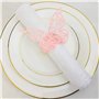 HAOBIN 40 PièCes Rond De Serviette Papillon Anneau Ronds De Serviette Creux en Papier Papillon Brillant Ronds De Serviette en Pa