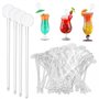 kinoco Touillettes Cocktail Réutilisables Bâtonnets Mélangeurs pour Cocktails