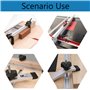 BST PARTS E-VIDENT Pièces détachées pédales Plates VTT/Cycle/VAE Adulte Unisexe
