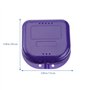 SUPVOX 10 pièces Boîtes de Rangement pour Appareil Dentaire Boîte orthodontique Dentaire Transparente Cas de Prothèse Dentaire D