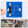 Cassette dispositif de réparation Cassette vis Support tige,pour boîte de commutation à montage mural，avec une clé