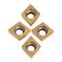 ASHATA CNC en carbure de tungstène, 10pcs CNC en carbure de tungstène CNC insère des lames de lame outil de tournage de coupe de
