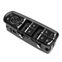 Jadeshay Commutateur de Fenêtre Électrique, Commutateur de Commande de Fenêtre Maître Électrique, Rocker, Noir, ON-OFF, IP67, Po