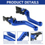 Levier D'embrayage de Frein 2Pcs Universal Modifié Double Levier de Frein à Disque Pour Scooter Mot