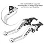 Leviers De Moto Réversibles , Levier D'embrayage de Frein 2Pcs Universal Modifié Double Levier de Frein à Disque Pour Scooter Mo