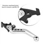 Leviers De Moto Réversibles , Levier D'embrayage de Frein 2Pcs Universal Modifié Double Levier de Frein à Disque Pour Scooter Mo