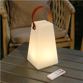 IROO Lampe de table LED extérieur avec Télécommande Blanc chaud 8 couleurs Intensité variable Lampe de Table sans fil étanche Dé