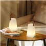 IROO Lampe de table LED extérieur avec Télécommande Blanc chaud 8 couleurs Intensité variable Lampe de Table sans fil étanche Dé