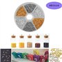 XPOOP 600 Pièces Mini Crochets à Oeil, Vis a Oeil Screw Eye Bails,Oeillets à Visser Crochets,piton à visser inox pour Bricolage 