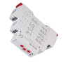 GRT8-M2 Relais de minuterie Relais de minuterie multifonctionnel 10 Fonctions Montage sur rail DIN NO NC 0.1s-10 Jours AC/DC 12V