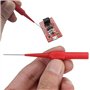 CYUaoao 8 Pièces Sondes de Test de Multimètre avec Embout Pointu en Acier Inoxydable 0,7 x 20mm Aiguille de Perçage d’Isolement 