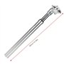 Tige de Selle de Vélo, Tube de Selle d'Amortisseur 27.2mm 31.6mm à Pression Hydraulique Tige Fixe de Selle de Vélo(27.2mm-Silver