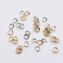 400 Pièces Anneaux de Saut 1.2 mm * 8 mm/9 mm/10 mm Anneaux ouverts Jump pour Collier Bracelet Boucle d’Oreille Anneaux Jump Rin