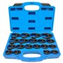 ZKTOOL 19 pièces Jeu de Clés à Écrous Évasés Jumbo à Entraînement 3/8" et 1/2"