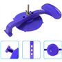 ZKTOOL 6 Pièces pinces à ventouse forte, Outils de pince de verre de collage de réparation de pare-brise en verre convertible, V