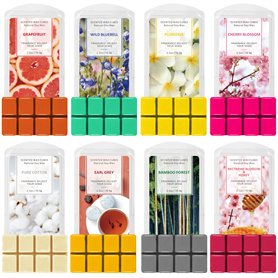 SCENTORINI Fondants Parfumés Cire Parfumée pour Bruleur Tartelette à la Cire de Soja Naturelle pour Brûle Parfum