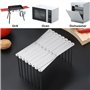 Aililong Lot de 2 supports à nervures et porte-couvercles de casserole - En acier inoxydable - Avec support de couvercle réglabl