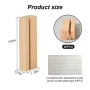 Aililong Lot de 20 supports photo en bois - Pour mariages et fêtes - Avec adhésif double face et fonction porte-cartes de menu