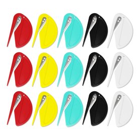 VIVIIHOO 15 Piece Letter Opener & Parcel Opener Mini - Couteau à aluminium efficace avec des bords tranchants pour enveloppes