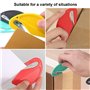 VIVIIHOO 15 Piece Letter Opener & Parcel Opener Mini - Couteau à aluminium efficace avec des bords tranchants pour enveloppes, c