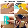 VIVIIHOO 15 Piece Letter Opener & Parcel Opener Mini - Couteau à aluminium efficace avec des bords tranchants pour enveloppes, c