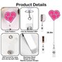 VIVIIHOO Lot de 8 porte-badges extensibles en feutre pour infirmières et enseignants, motifs mignons, parfaits comme cadeau d'in