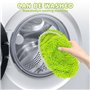 Aililong Lot de 4 serpillères réutilisables en microfibre et chenille pour nettoyage humide et sec, lavables en machine