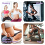 Aililong 2 pièces Pilates Boule 25 cm, Anti - dérapant Balle de Yoga, Petite Balle de Gymnastique, Pompe à air Inclus, Ballon de