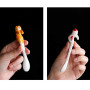 Smavles Cuillères à Thé 4 Pcs Cuisine à Domicile Cuillère à Café Céramique Cuillère à Chat et 2 Repose Baguettes pour Thé, Lait,