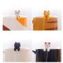 Smavles Cuillères à Thé 4 Pcs Cuisine à Domicile Cuillère à Café Céramique Cuillère à Chat et 2 Repose Baguettes pour Thé, Lait,