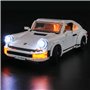 YEABRICKS LED Lumière pour Lego-10295 Creator Expert Porsche 911 Modèle de Blocs de Construction (Ensemble Lego Non Inclus)