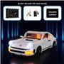 YEABRICKS LED Lumière pour Lego-10295 Creator Expert Porsche 911 Modèle de Blocs de Construction (Ensemble Lego Non Inclus)