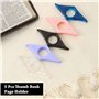 5 Pièces Supports de Page de Livre，BetterJonny Bague de Lecture Pouce Anneau de Lecture Marque-Pages pour Les Lecteurs Amateurs 