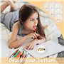 50 Pièces Faire Ses Badges Personnalisés,BetterJonny 60mm Badge à Épingle Acrylique Badges Personnalisable avec Épingle Badges P