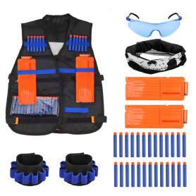 TIMESETL Veste de Rangement Gilet Tactique pour Nerf N-Strike Elite