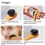ZHUDAN LYYDAN Brosse Nettoyante Visage, Brosse Visage En Fibre De Charbon De Bambou Naturelle, Ultra-doux, Brosse De Massage Pou