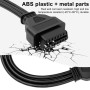 Hoembpn 3 4 6 broches OBD2 Câble de diagnostic Moto OBD II Système de moteur Outil de diagnostic Lecteur de code d’erreur vers a