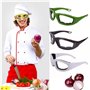 CHUANGOU 2 Paires Oignon Lunettes, Tearless Lunettes Oignon de Lunettes de Protection Anti-poussière Coupe-Vent Eye