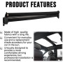 Dixhills Toit ouvrant, pare-soleil panoramique toit ouvrant rideau de protection solaire de rechange pour 5 GT F07 Accessoires d