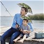 Lot De 2 Chapeaux Parapluie Camouflage, Chapeaux De Soleil Pour Adultes, Parapluies Muraux, Chapeaux De Pêche Avec Compartiments