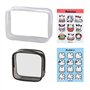 Lot De 2 Sacs De Rangement Transparents Avec 2 Autocollants De Dessin Animé