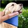 YSJCHEBS 1 Collier Rafraîchissant pour Animal De Compagnie, 6 Brosses À Dents en Silicone pour Animaux De Compagnie, Gilet Rafra