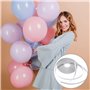 YSJCHEBS Pack De 4 Décorations De Ballons, Ruban Noir pour Ballons, Ruban À Friser Noir, Soie Noire pour Emballer des Cadeaux