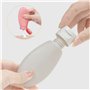 6 Morceaux De Bouteilles Et 1 Étiquette Multicolore, Bouteille D'Extrusion Portable, Fournitures De Voyage, Peuvent Être Utilisé