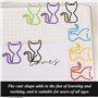 50 Papeteries Cat Et 50 Trombones À Chiens, Des Trombones Créatifs Mignons, Des Fournitures D'Étude Et De Bureau, Des Accessoire