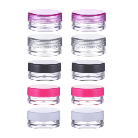 10 Pièces De Mini Conteneurs Cosmétiques