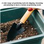 COACOM Outils De Jardin À 6 Parties Et 1 Paire De S, Ensemble D'Outils De Jardin, Accessoires De Jardin, Mini-Outils De Jardin, 
