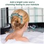 2 Cravates À Cheveux Vérifiées, 2 Pinces À Cheveux À Carreaux, Cravates À Cheveux D’École Vertes, Cravates À Cheveux En Queue De