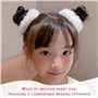 Pack De 6 Attaches De Cheveux En Peluche, Attaches De Cheveux Mignonnes, Attaches De Cheveux Douces, Attaches De Cheveux Élastiq