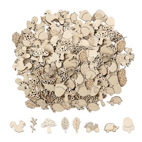 TYFGRT 200 Pièces Copeaux De Bois Décoratifs Thème Automne